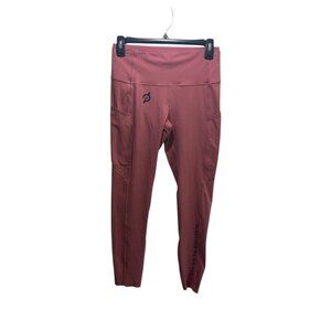 Peloton Lululemon Leggings Women 8 Pink Side Pockets High Rise We Go Far Align